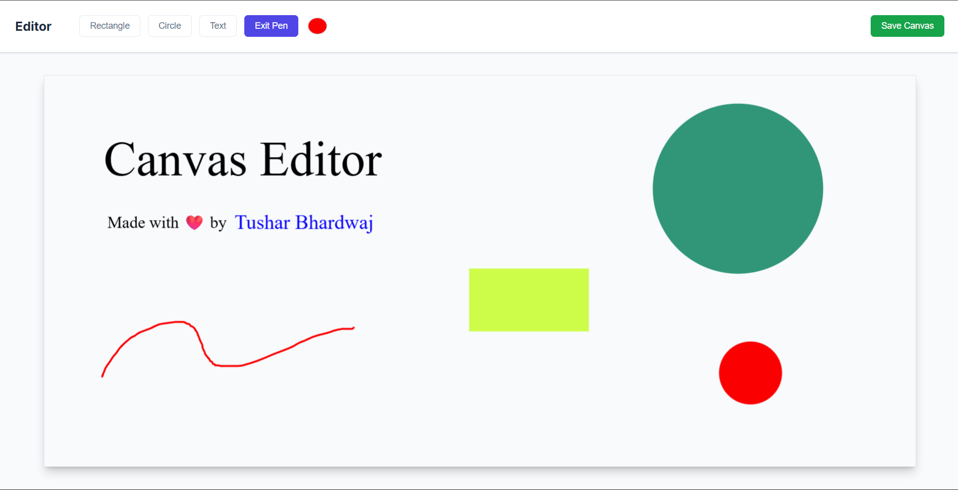 Canvas Editor